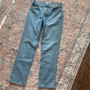 90s straight mid rise jeans